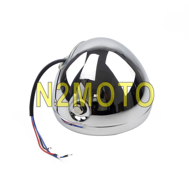 

Retro Motorcycle 6.5 Headlight For CG125 GN125 Motorbike 12V 60/55W Mesh Grill Mask Front Headlamp For Harley Curisers Choppers