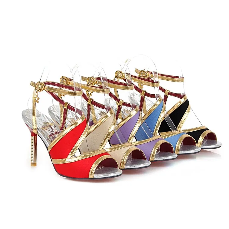 Женские сандалии на высоком каблуке большие размеры 34 48|shoes woman sandals|women sandalssandalias