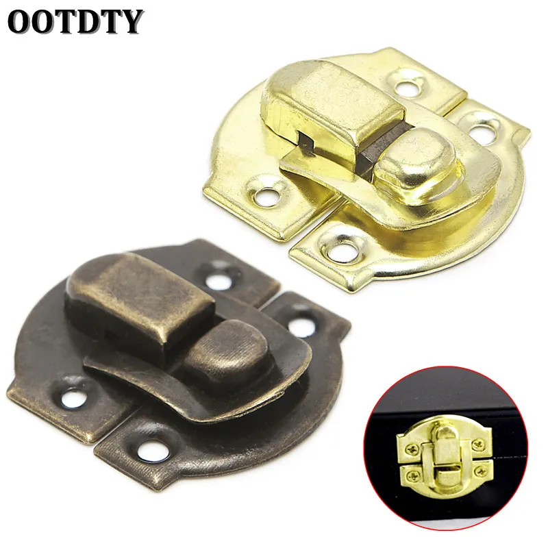 10 шт. античный металлический замок OOTDTY 25x20 мм деревянная шкатулка для украшений