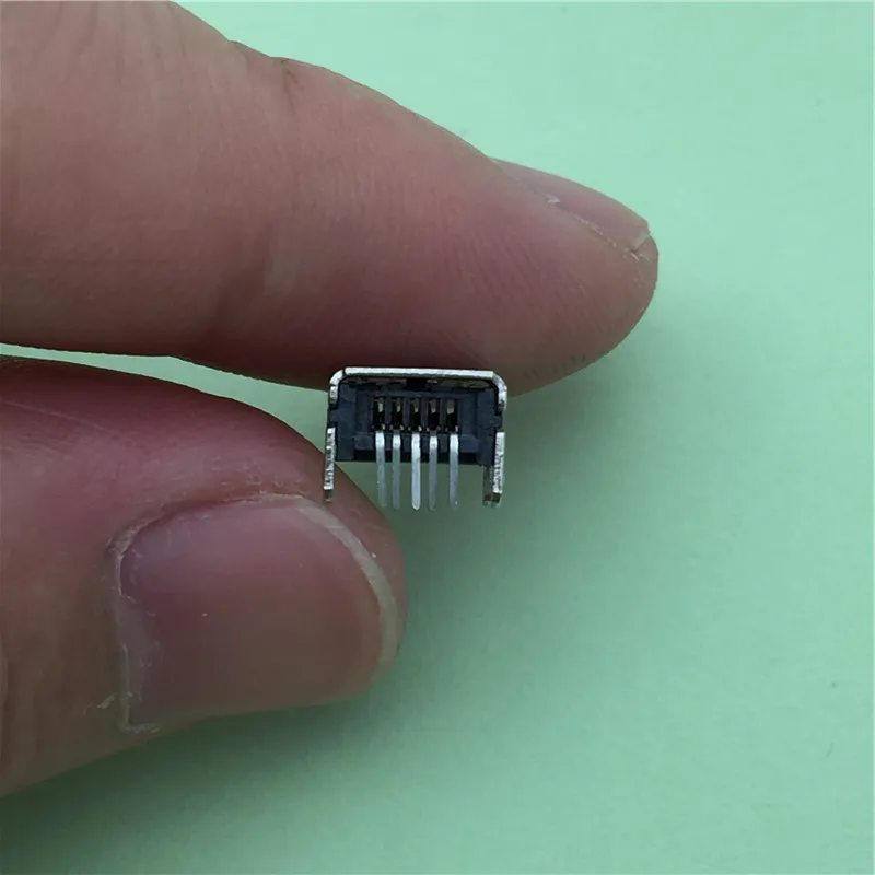 20 шт. мини-usb 5pin гнездовой разъем 4 фута 90 градусов контактный для хвоста зарядки мобильного телефона