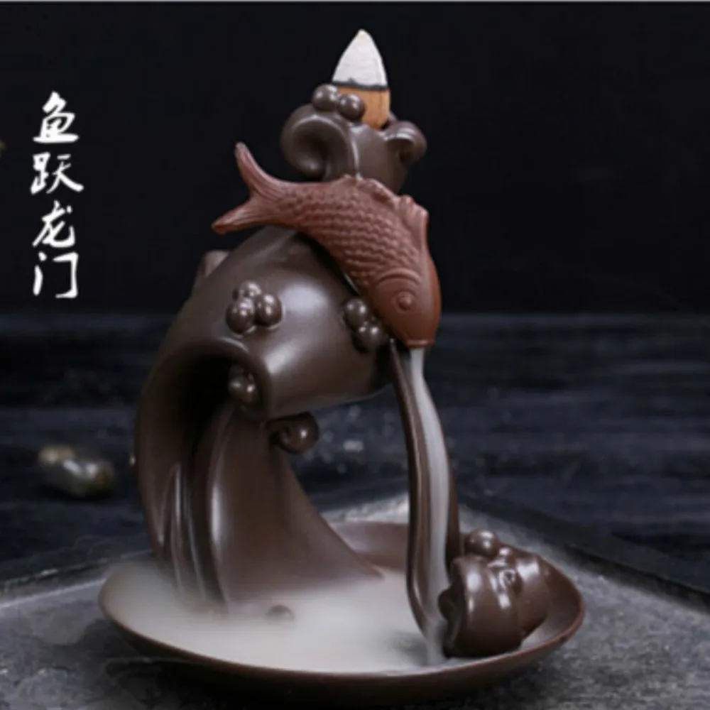 

Incense burner incense censer ceramic stick incense sandalwood fish creative ornaments censer WL5291119