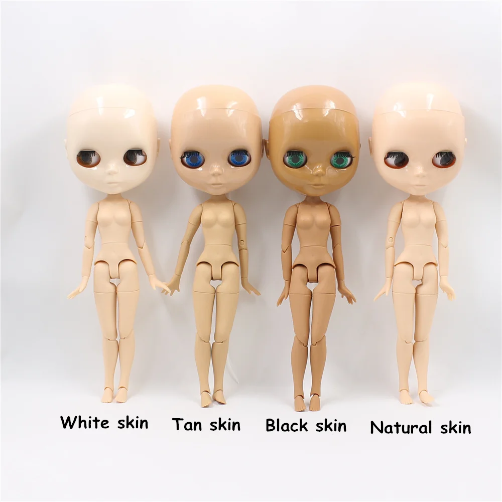 Free shipping factory rubber and joint body without wig dedicated for customize Blyth 4 color skin option no makeup | Игрушки и хобби