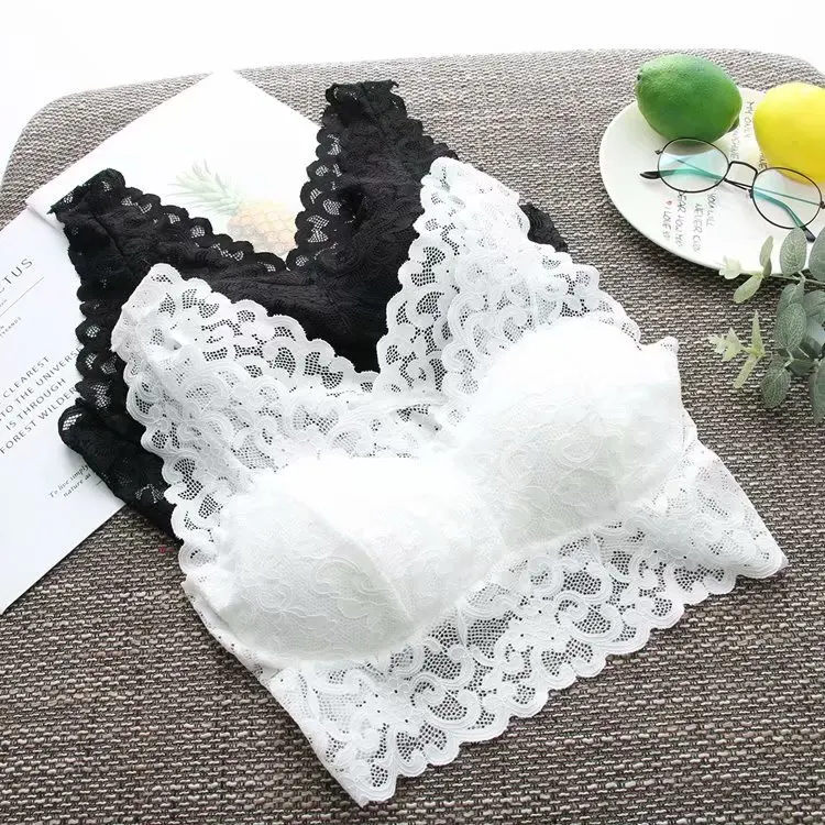2019 размера плюс женское тонкое кружевное нижнее белье без косточек с широкими