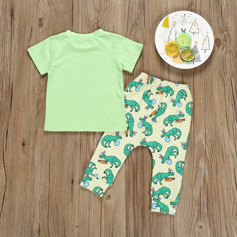 Комплект одежды для маленьких мальчиков летние футболки с коротким рукавом и
