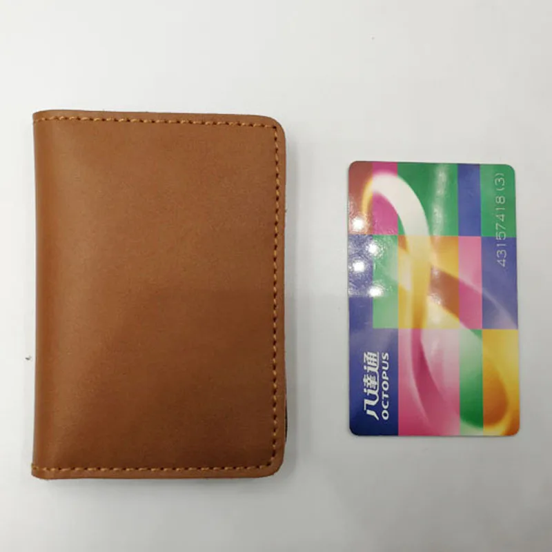 

Genuine Leather Unisex Card Holder Wallets High Quality Female Credit Card Holders Women Pillow Organizer Purse card coverACH234