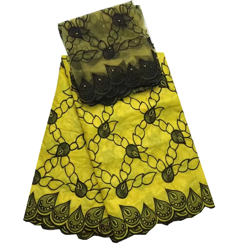 Африканский кружевной ткани Базен Riche ткань с бусинами высокое качество Getzner