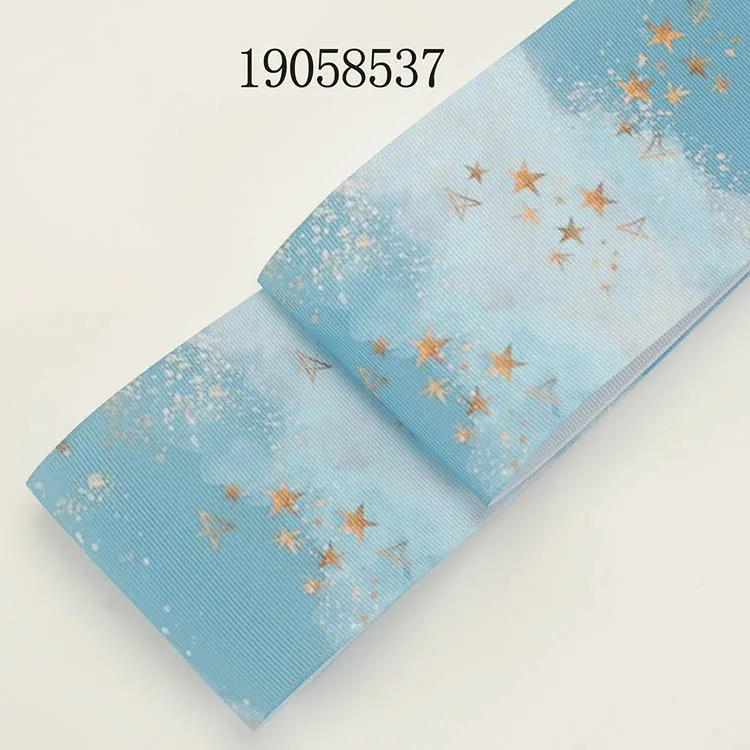 Новые 3 &quot75 мм милые Мультяшные куклы и звезда шаблон ленты печатных grosgrain 19058532 |