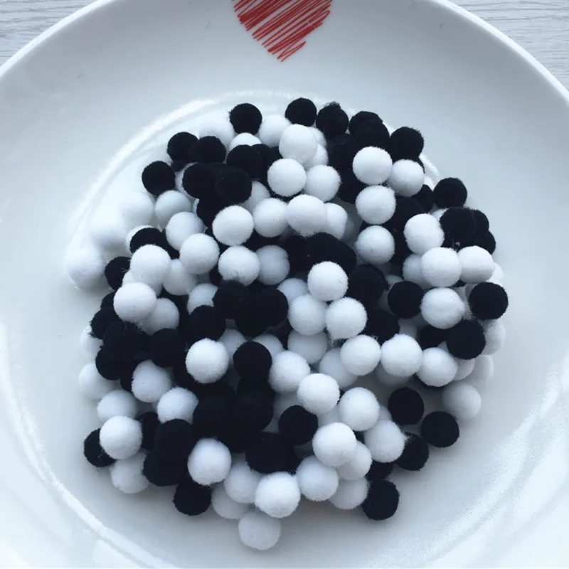 Mix C16 C18 Issequins Ремесло 10 мм 15 мм Смешанные помпоны DIY куклы одежда ручной работы материал мягкие пушистые Помпоны мяч для детские игрушки «сделай сам» Аксессуары - Цвет: Mix C16 C18
