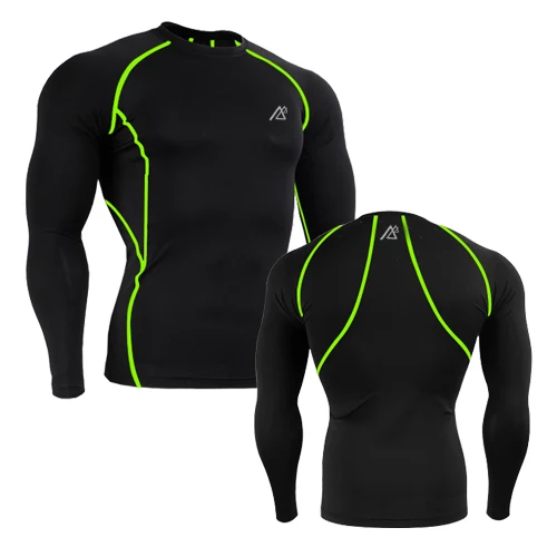 Велосипеды одежда Для мужчин футболки Длинные рукава спандекс футболка для S