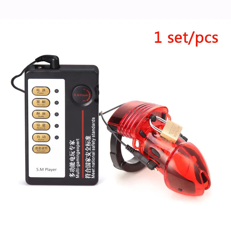 Электро секс мужской пояс целомудрия клетка для члена стимуляция пениса с