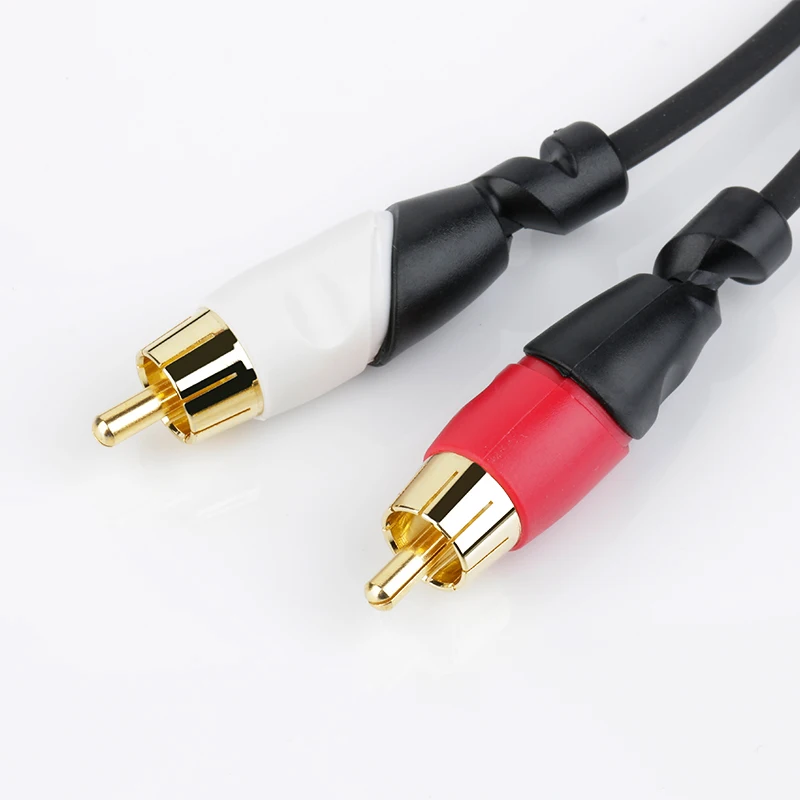 Soundking профессиональный аудио кабель от 2rca до 3 5 мм шумоподавитель папа для