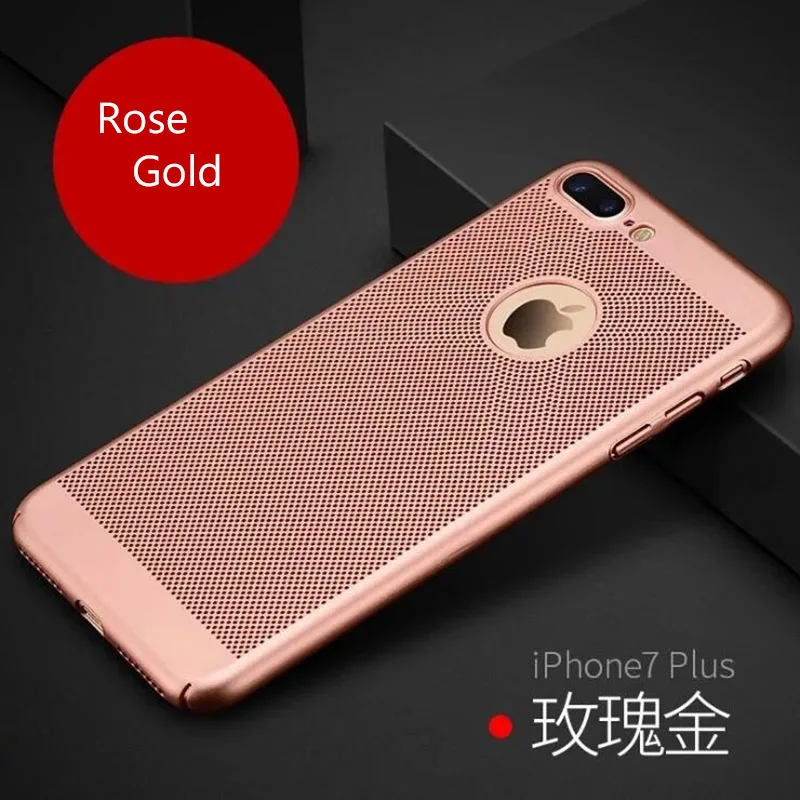 Breathable Cases For iPhone X 7 8 Plus Back Cover Soft Ultra-thin Case 6 6s Solid Color Phone Telefone Caixa |