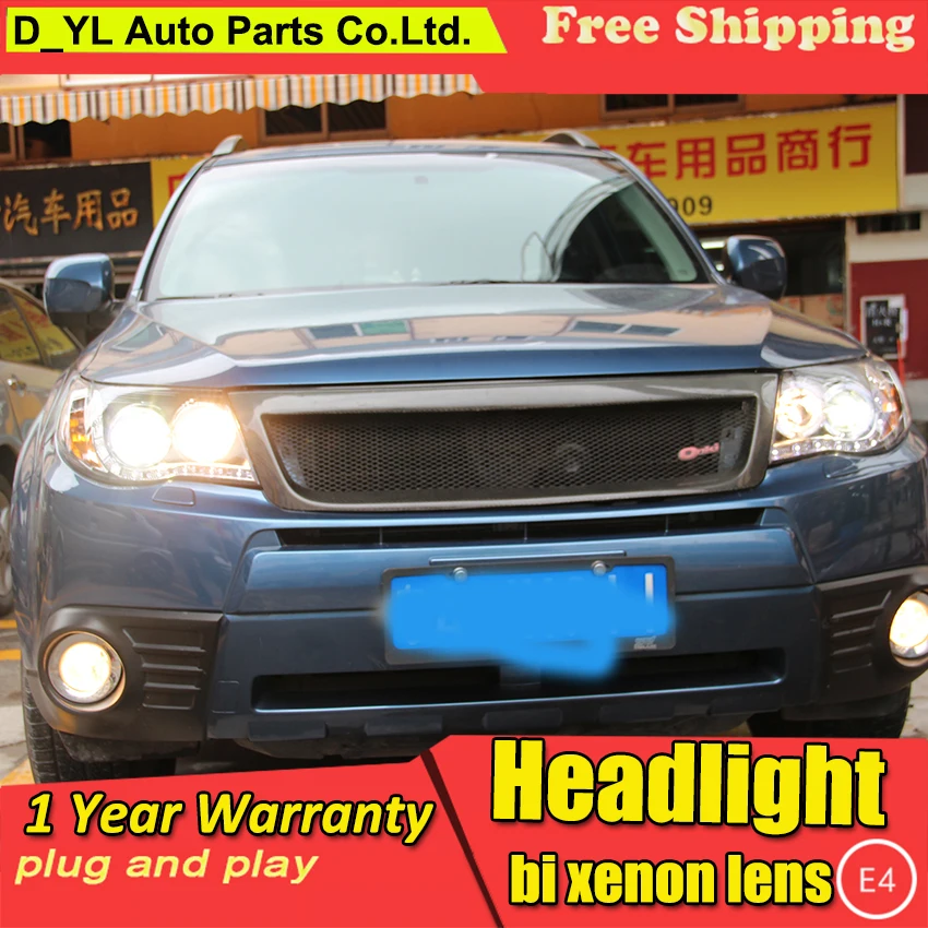 Автомобильная фара DY_L для стайлинга Subaru Forester 2008-2012 светодиодный ные фары DRL H7/D2H HID