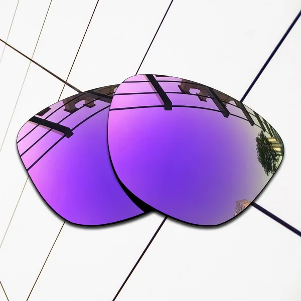 Violet Purple E.O.S поляризованные Сменные линзы для солнцезащитных очков Оукли Frogskins-разнообразие цветов - Цвет линз: Violet Purple