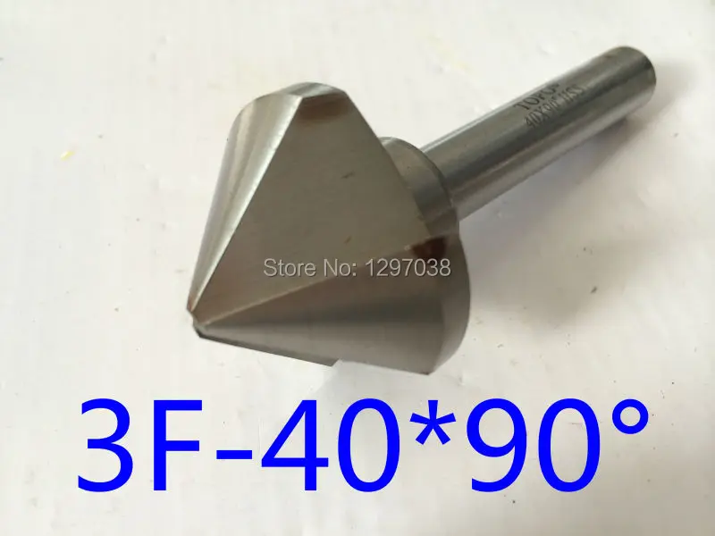 

Free shipping 40 mm 90 degree 3 Flute HSS chamfer cutter