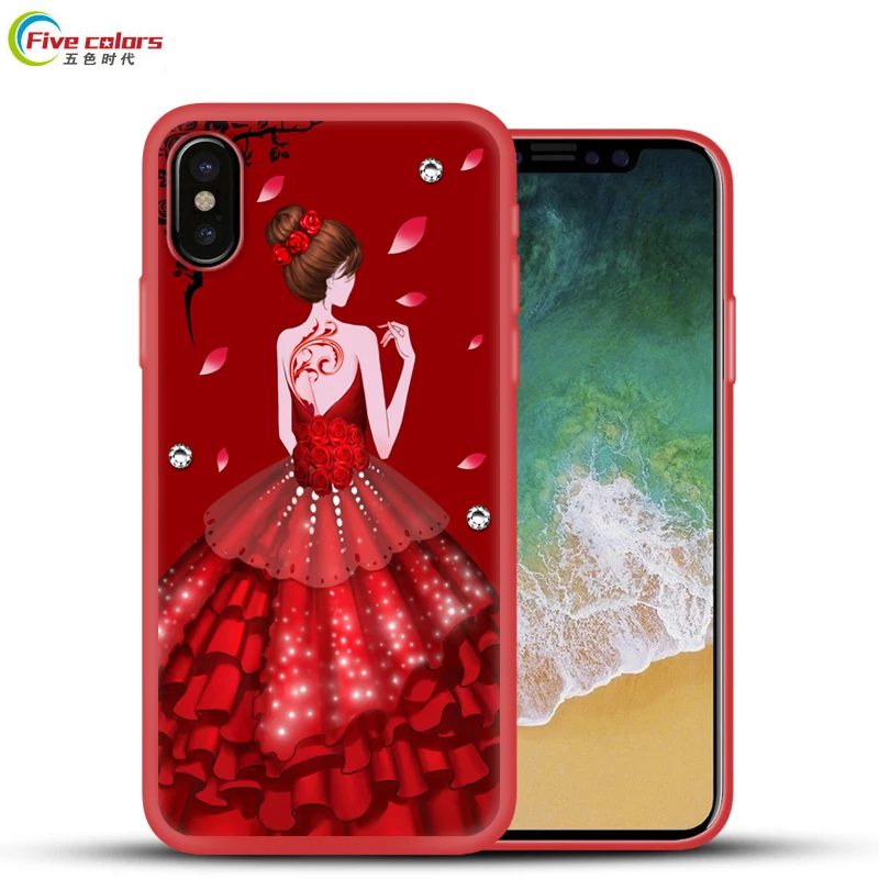 чехол на айфон 6 плюс Телефон чехлы для Apple iPhone 5 5S SE X Силиконовый Мультфильм