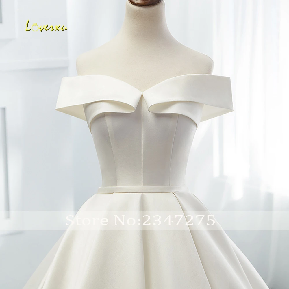 Loverxu свадебное платье Vestido De Noiva сексуальное с вырезом лодочка Винтаж 2021 длинным