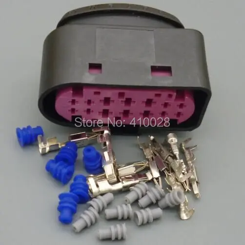 Shhworld Sea 1 комплект 14pin 1,5 мм 3,5 мм ксеноновые фары разъем 1J0973737 водонепроницаемый ламповый разъем 1J0 973 737