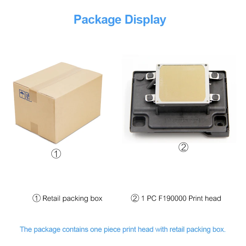 Печатающая головка F190000 F190010 F190020 для Epson BX600FW TX600FW печатающая принтеров принтерная