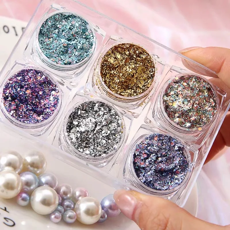 1 Набор гель с блестками тени для век макияж лицо наклейки мигающая пудра без клея