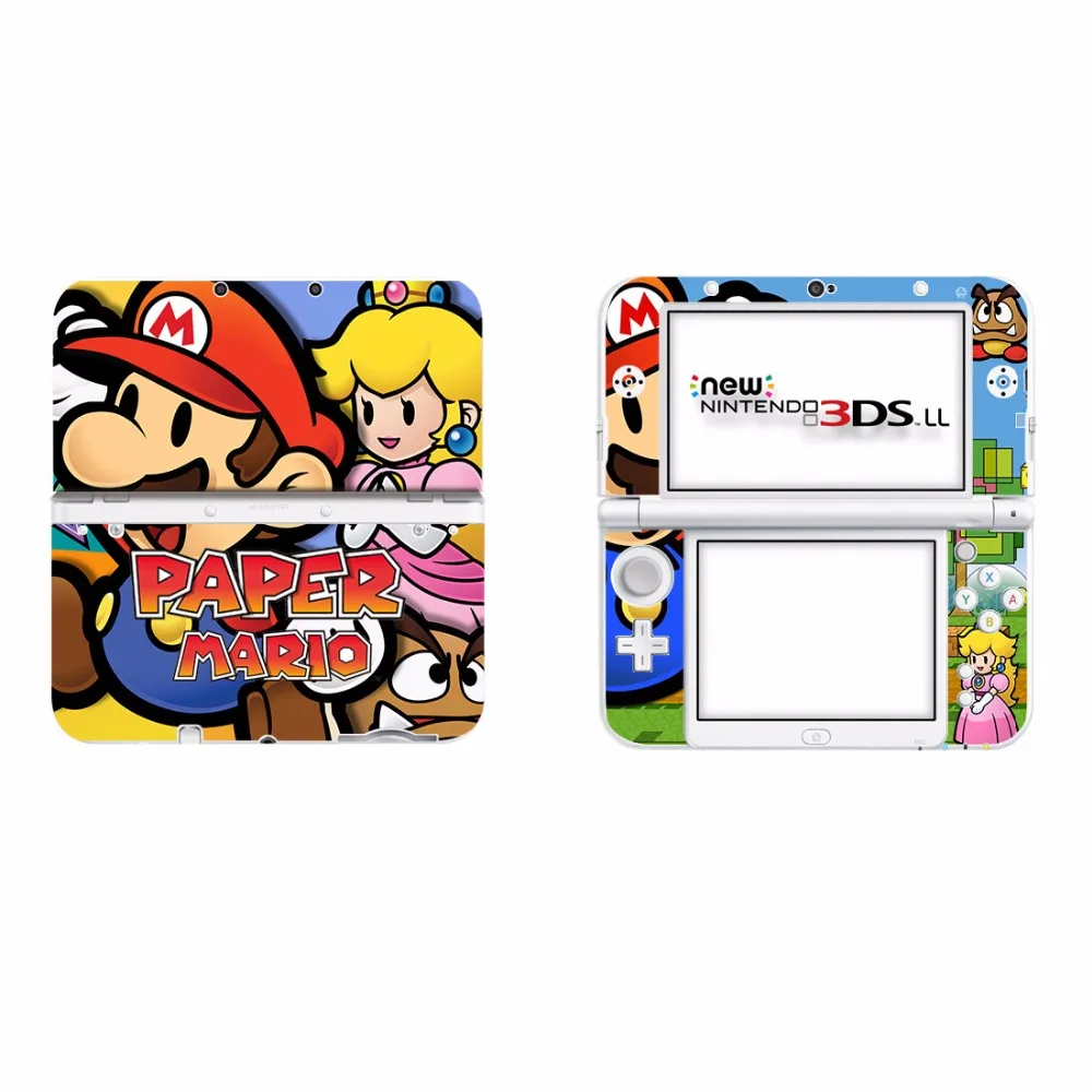 Виниловая наклейка на обложку Super Mario для NEW 3DS XL, защитная пленка s для NEW 3DS LL