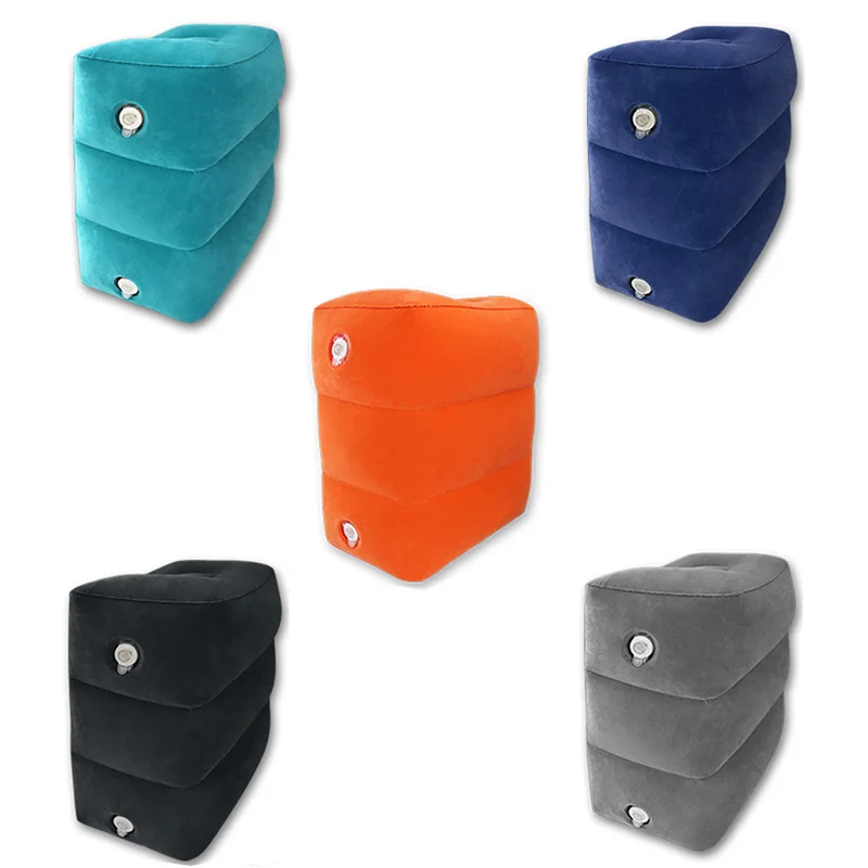 Надувная подушка для путешествий подставка ног из ПВХ поездов полета автомобиля