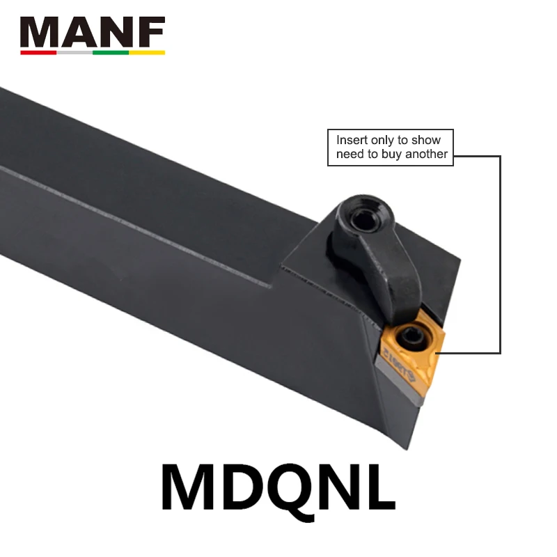 Держатель токарного инструмента MANF 25 мм MDQNR-1616H11 резцом с ЧПУ держатель для