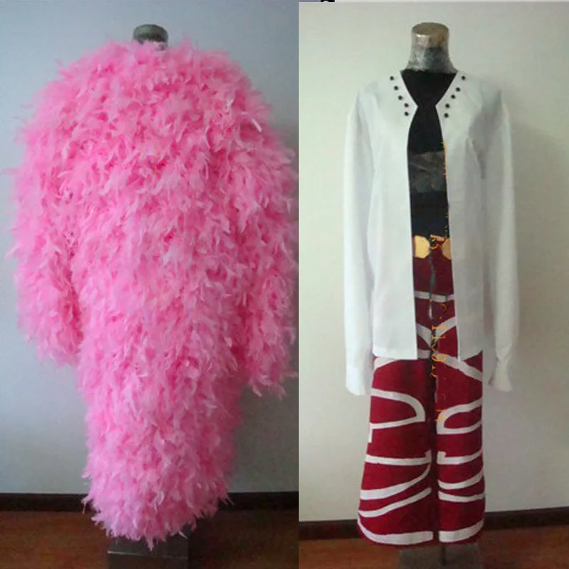 Бесплатная доставка цельный костюм для косплея донкиксота фламинго жакет пальто