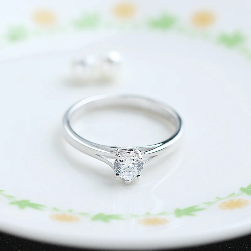 Женские кольца кольцо из стерлингового серебра 925 элегантные anillos женское кольцо argent 925 модные ювелирные изделия ringen набор обручальное кольцо joyas mujer