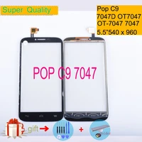 for alcatel one touch pop c9 7047d ot 7047 ot7047 7047 touch screen touch panel sensor digitizer front outer glass touchscreen