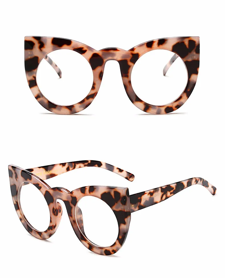 Прятки мода sexy круглый cat eye солнцезащитные очки градиент белый черный большой дамы солнцезащитные очки для женщин кошачий глаз роскошь óculos