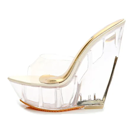 Женские летние шлепанцы Новое поступление 2020 года прозрачные босоножки на