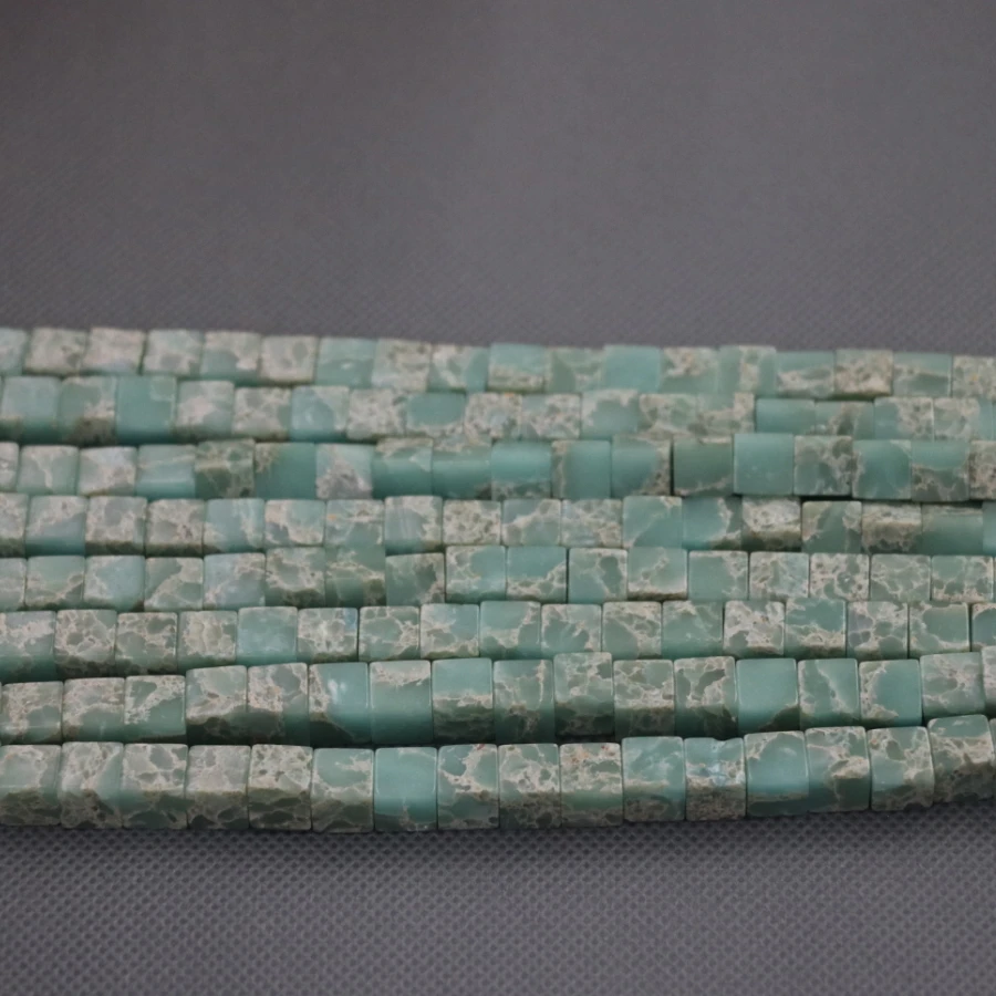 

6 мм Cingesto натуральный зеленый Jaspers драгоценный камень бусины для изготовления ювелирных изделий, 2 нити для женщин модное ожерелье DIY модные ...