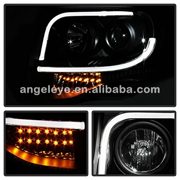 Для Ford Expedition Светодиодные ленты фара 2007-2013 год черный SN стиль