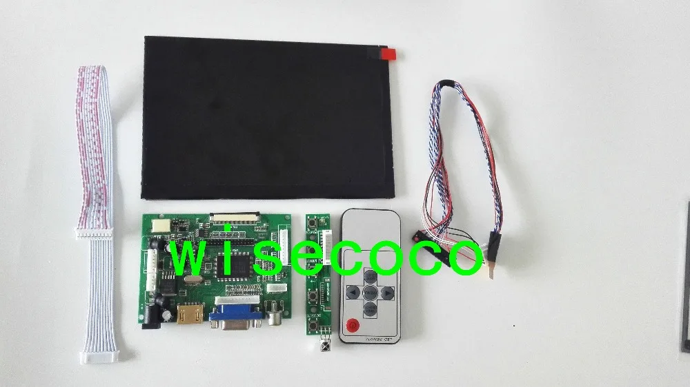 Тестирование нового для Raspberry Pi 1280*800 N070ICG-LD1 ips 7 дюймов ЖК-дисплей Экран Дисплей пульт водителя Управление доска 2AV HDMI VGA