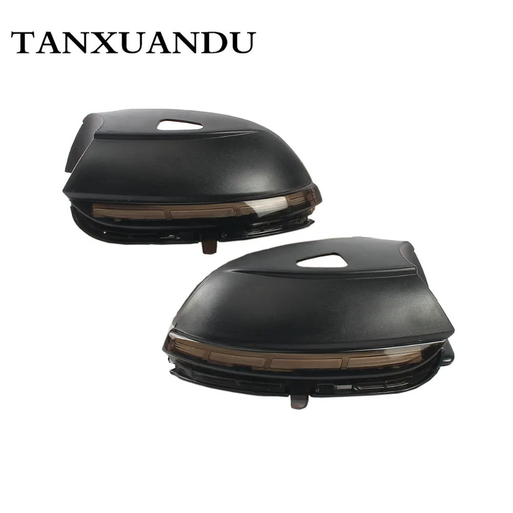 Дымчатый Динамический светодиодный светильник с зеркалом поворота для VW Jetta MK6 11