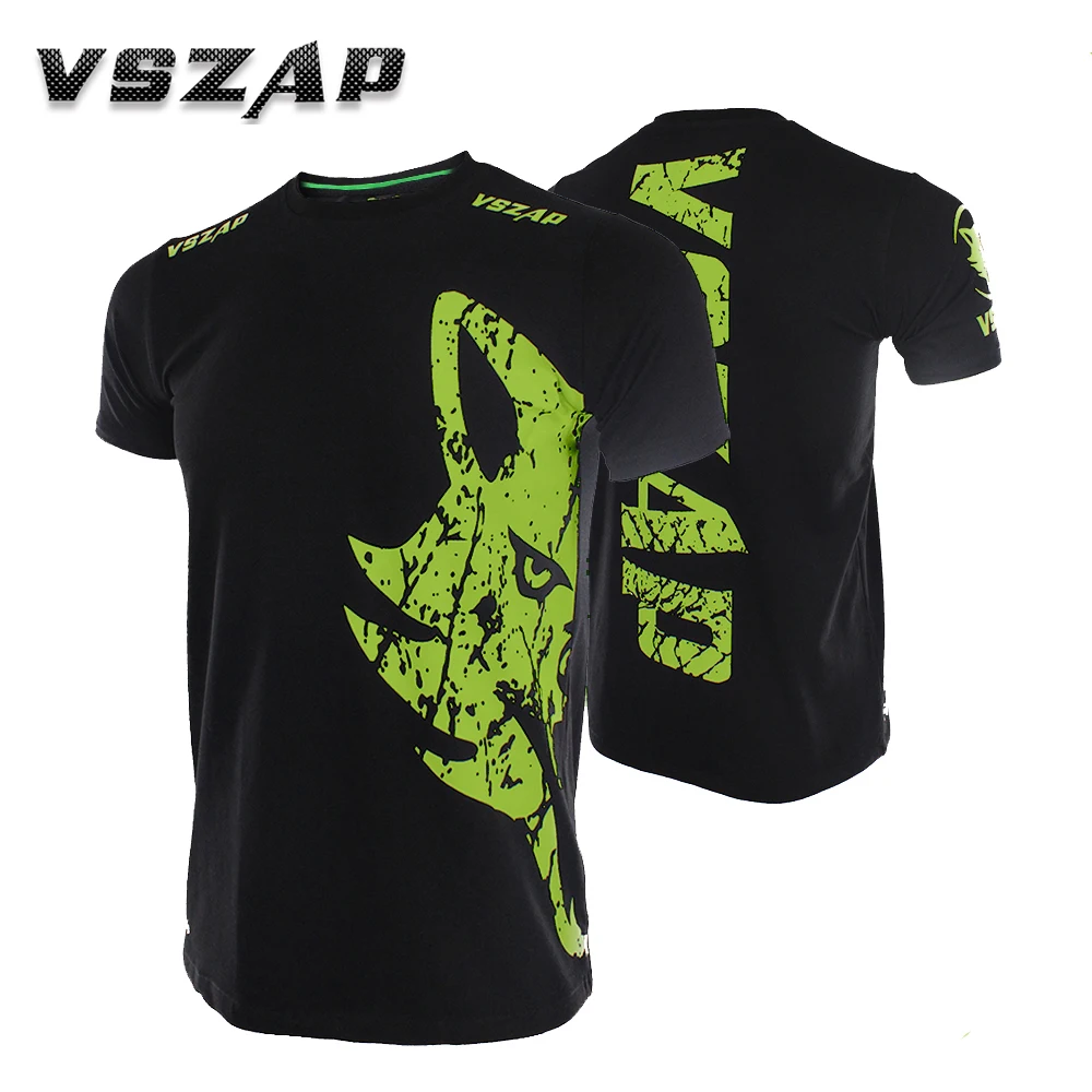 VSZAP гигантская футболка с коротким рукавом MMA sports Wolf fitness Thai boxing fight for venomous fighting