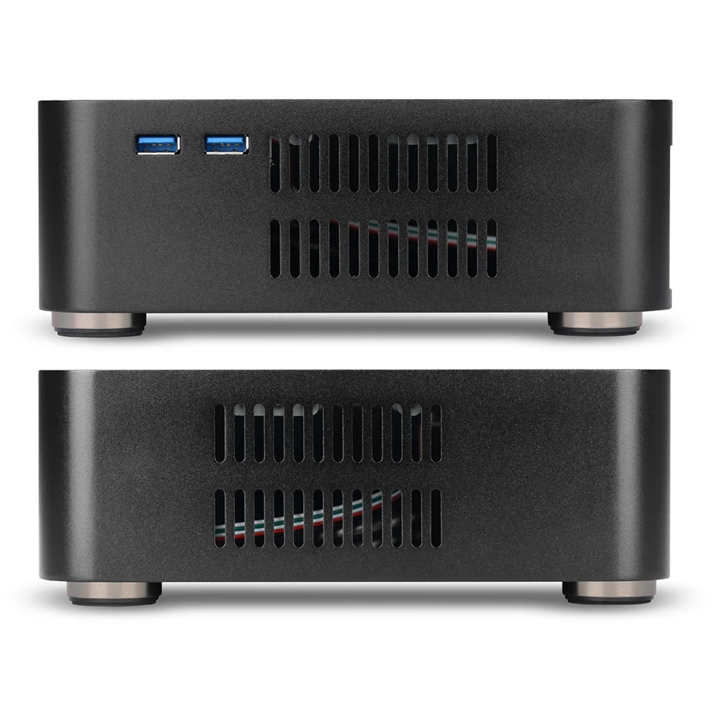 RGEEK L60S полностью алюминиевый корпус для маленького настольного компьютера чехол
