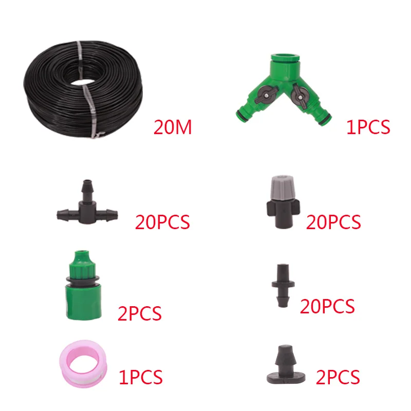 20 м система охлаждения запотевания для наружного Патио Сад теплицы