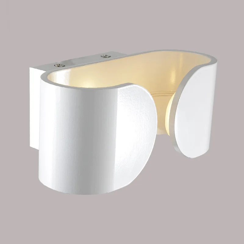 Современный настенный светильник 6 Вт светодиодный для комнаты алюминиевые