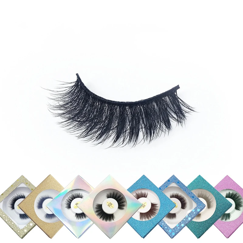 

2019 New 1 Pair 3D False Eyelashes Fluffy Cross Messy Thick Lashes Full Strips Handmade Eye Extension Makeup Tools
