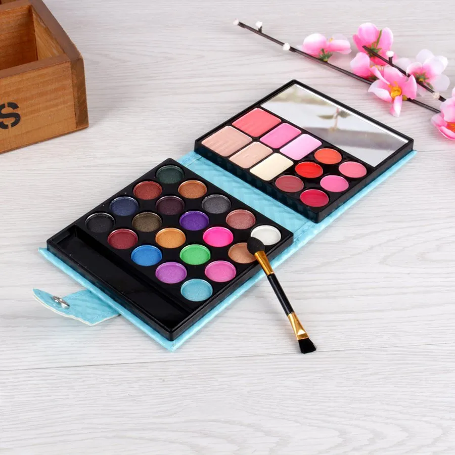 Pro Small Makeup тени для век Палитра 32 цвета модные тени для век Макияж Тени с чехлом косметика для женщин Oogschaduw 4 цвета