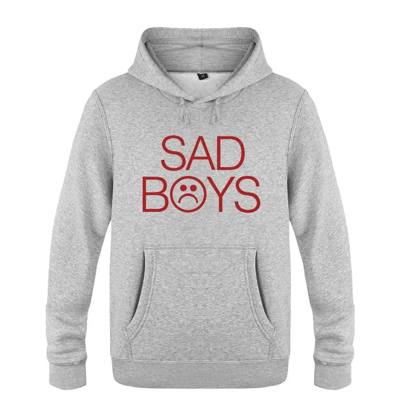 Sad Boys YUNG рок толстовки для любителей музыки Для мужчин 2018 с капюшоном флисовый
