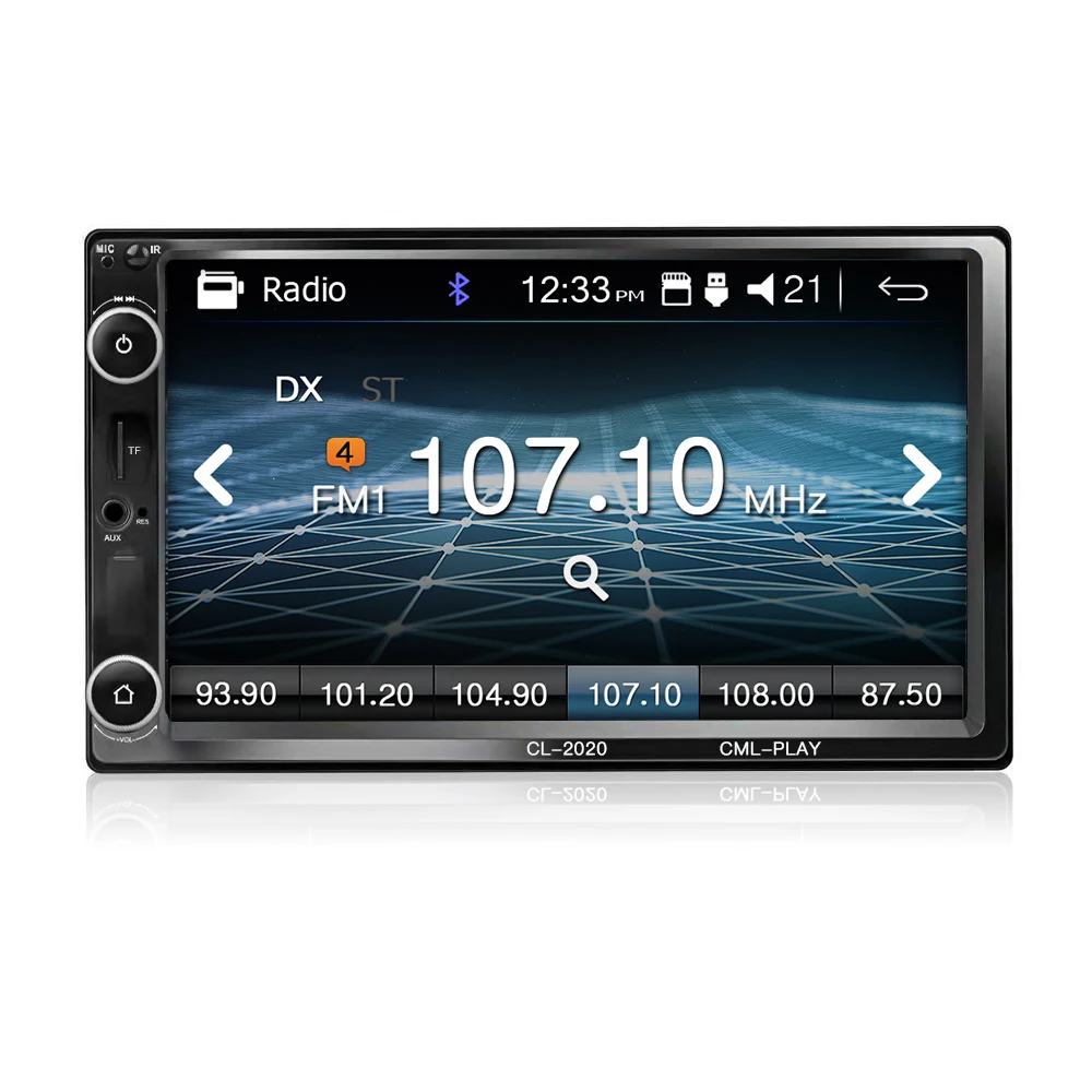 2din Автомагнитола 7 дюймов сенсорный mirrorlink Android плеер сабвуфер MP5 плеер Авторадио Bluetooth Камера заднего вида магнитофон