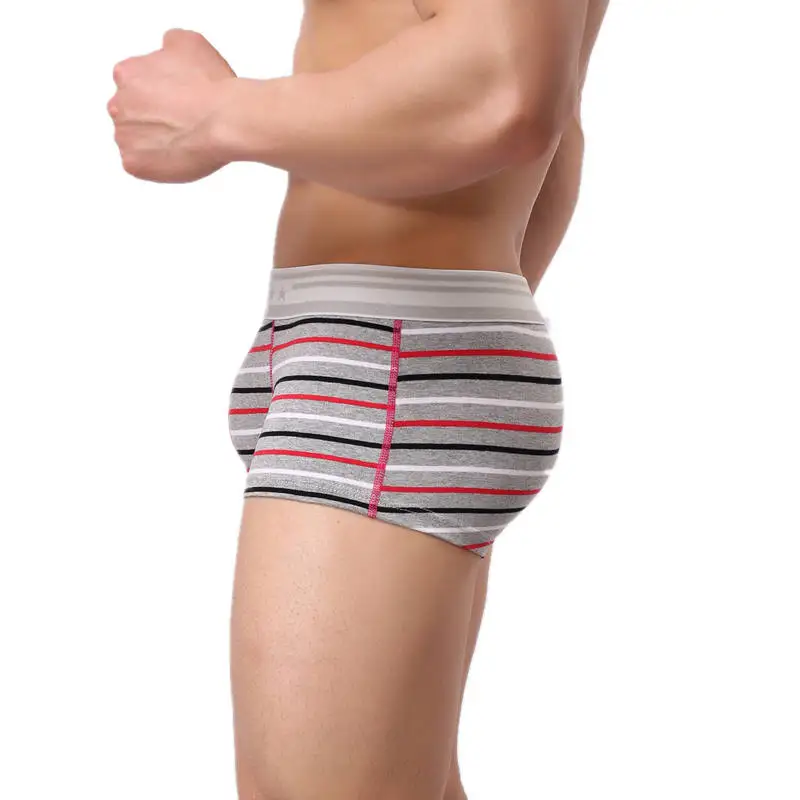 Дизайнерские мужские полосатые боксеры трусы 5 шт./лот оптовая продажа мужское