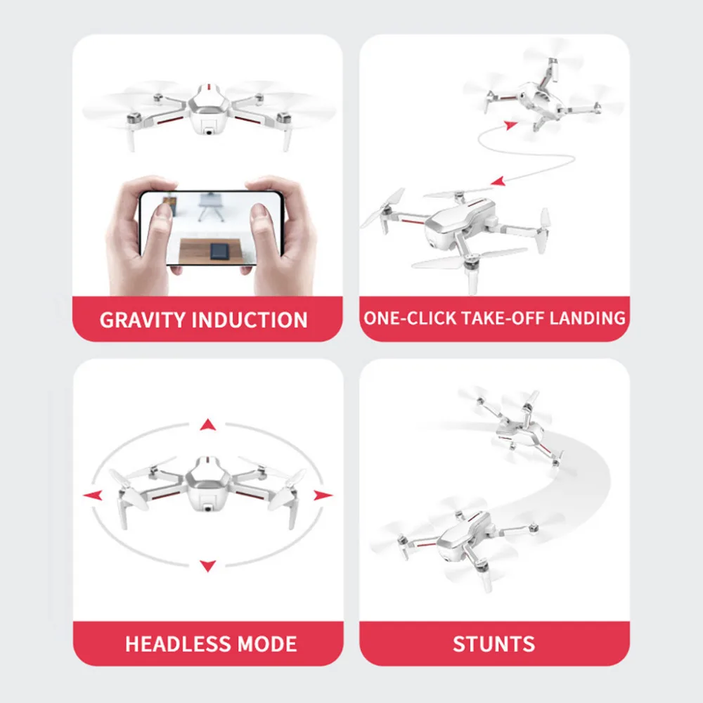 SCJ-X7 складной gps Дрон Квадрокоптер 5G wifi FPV с 4K Ультра четкая камера селфи gps/Оптическое позиционирование потока Hover RC 40AP29