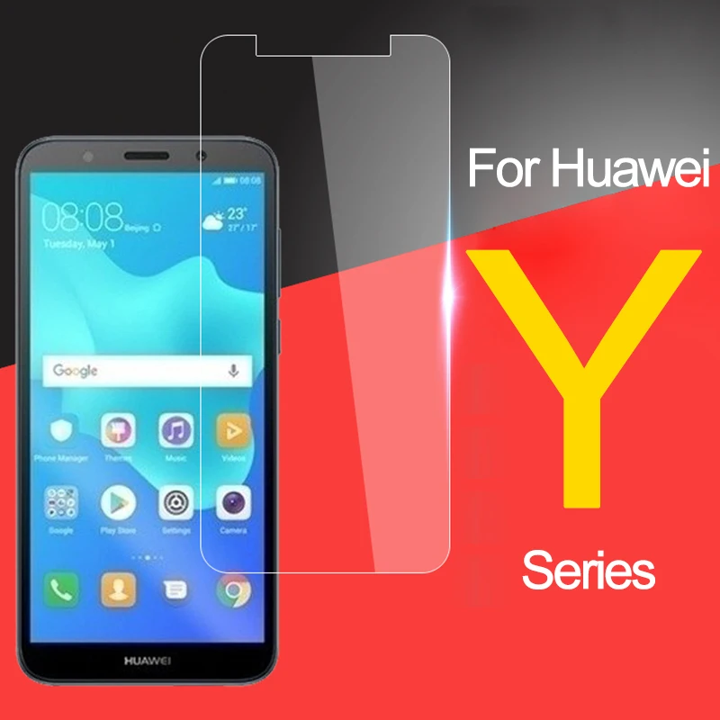 Защитное стекло для huawei y7 2017 Y3 Y6 Y9 Prime Pro 2018 Y 3 5 6 7 9 5y 6y 9y защитная пленка из