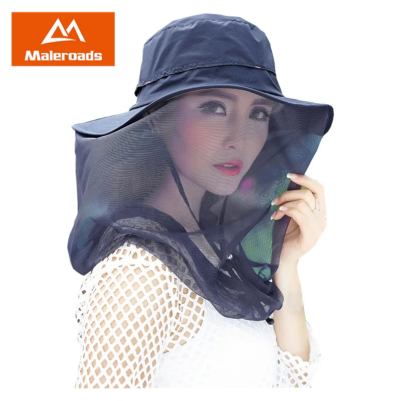 Сетчатая рыболовная Кепка Maleroads шляпа-ведро с широкими полями от солнца для