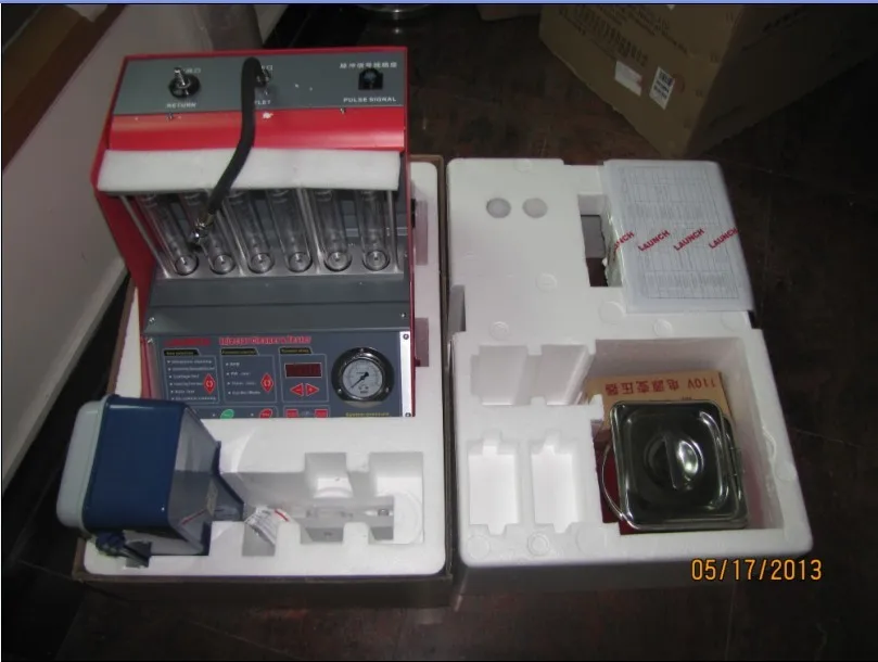 CNC602A Автомобильная Топливная форсунка тестера и очиститель воздуха 220 В/110 В с