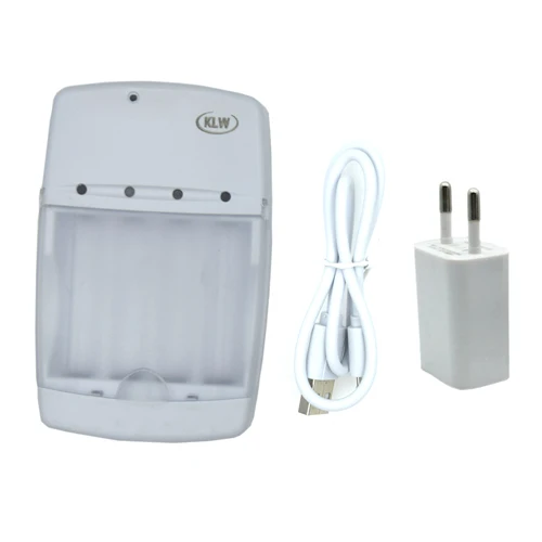 USB Cable EU charger 1,6 в NIZN AA/AAA зарядное устройство светодиодный индикатор быстрой зарядки AA/AAA батареи NI-ZN зарядное устройство EU/US - Цвет: USB Cable EU charger